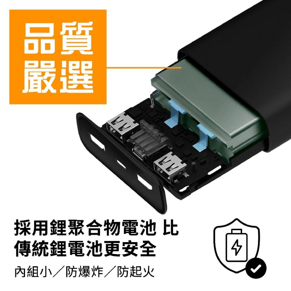 廣穎SP C100 10000mAh Silicon Power 行動電源 BMSI認證 口袋型 雙埠 USB 隨身電源-細節圖4