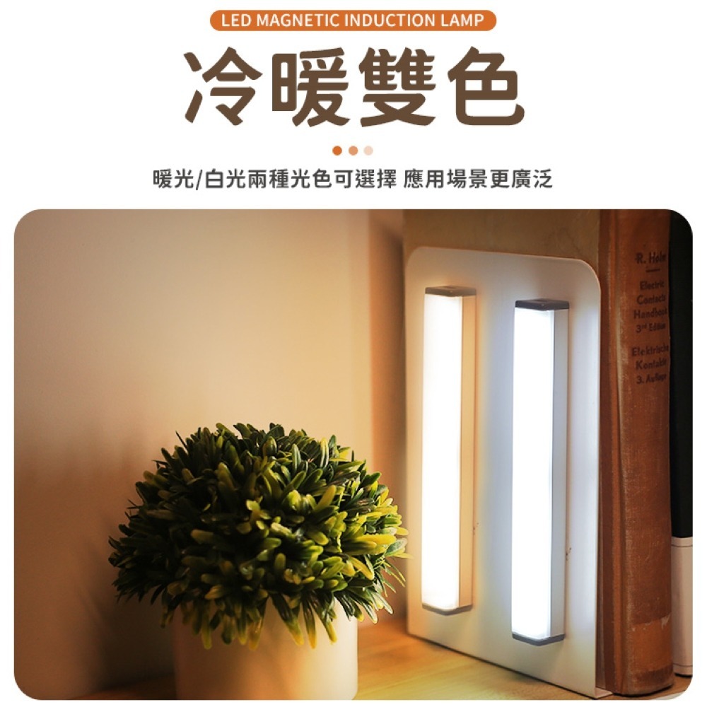 磁吸感應燈  LED感應燈 走廊燈 櫥櫃燈 氛圍燈 展示燈 床頭燈  人體 LED 燈條 暖光 白光 小夜燈 感應燈-細節圖2