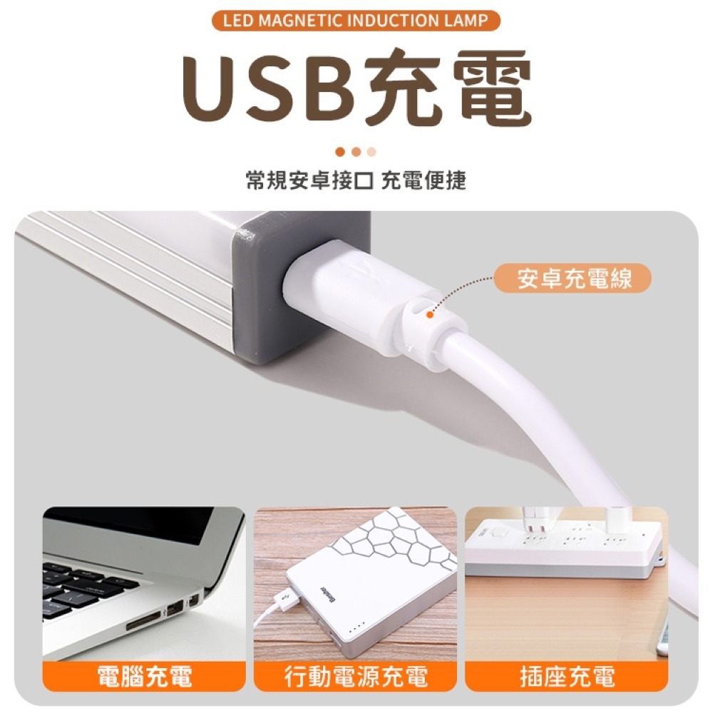 磁吸感應燈  LED感應燈 走廊燈 櫥櫃燈 氛圍燈 展示燈 床頭燈  人體 LED 燈條 暖光 白光 小夜燈 感應燈-細節圖3