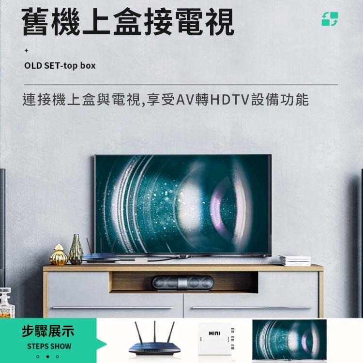 支援1080P輸入 AV轉HDTV 轉接頭 PS4 接HDMI裝置 AV轉接頭 HDTV av線 HDTV線AV轉接器-細節圖5