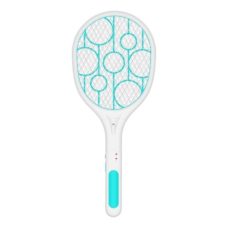 充電式電蚊拍 電蚊拍 滅蚊拍  大網面電蚊拍 手電筒 捕蚊拍 捕蚊燈 USB充電 滅蚊拍 三層大電蚊拍 捕蚊神器-細節圖2