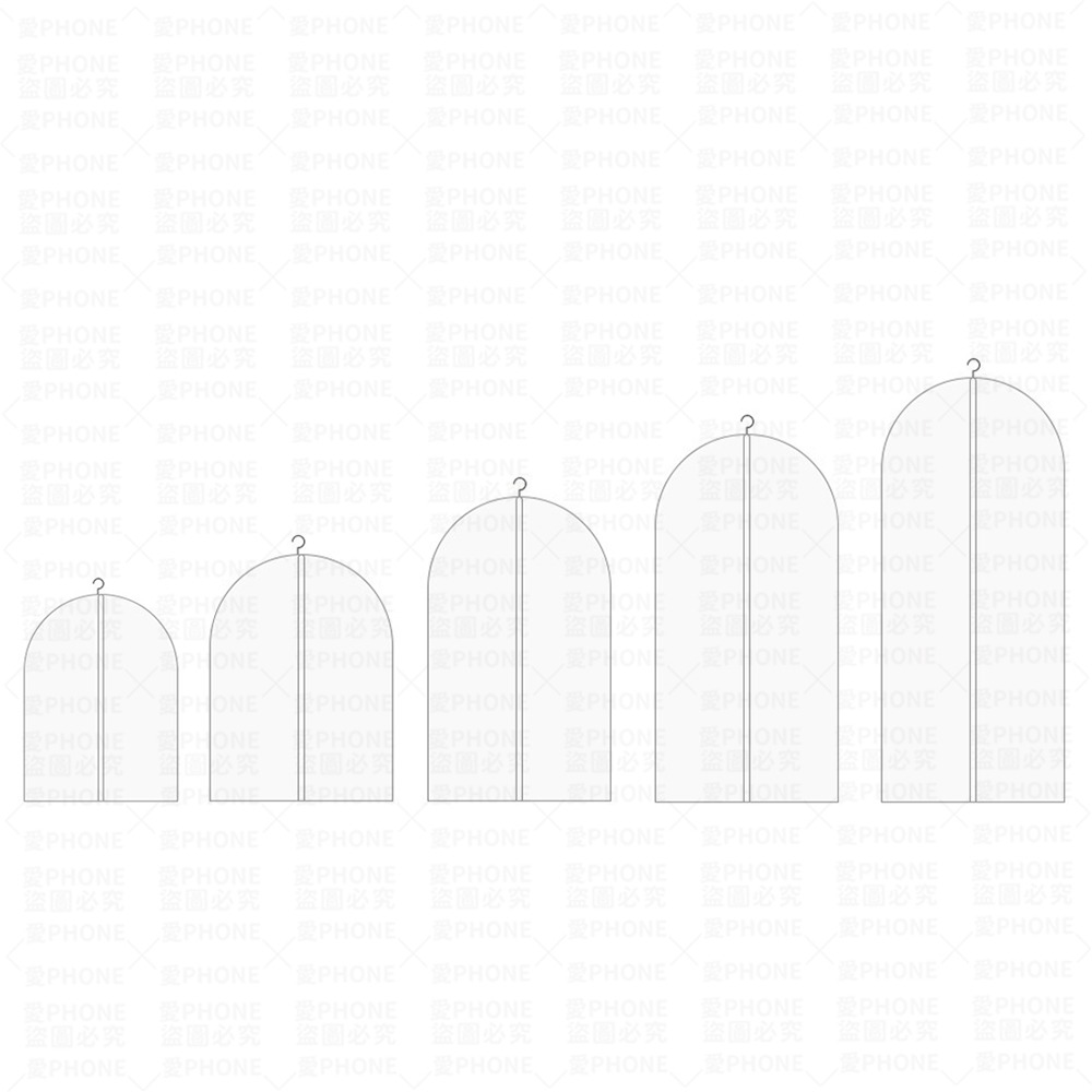 衣物防塵套 三種尺寸 防塵 防蟲 衣物防塵袋 收納 衣服 收納袋 防塵袋 衣物袋 衣物收納袋 防塵套 衣物透明袋-細節圖8