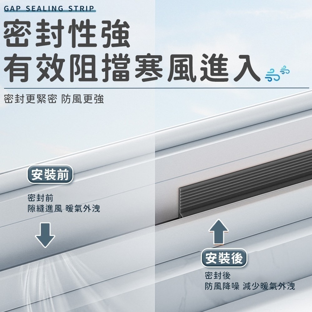 門窗密封條 門縫密封條 窗戶密封條 隔音條 窗密封條 鋁窗密封條 防風密封條 密封膠條 窗戶防風條 窗縫密封條 門擋-細節圖3
