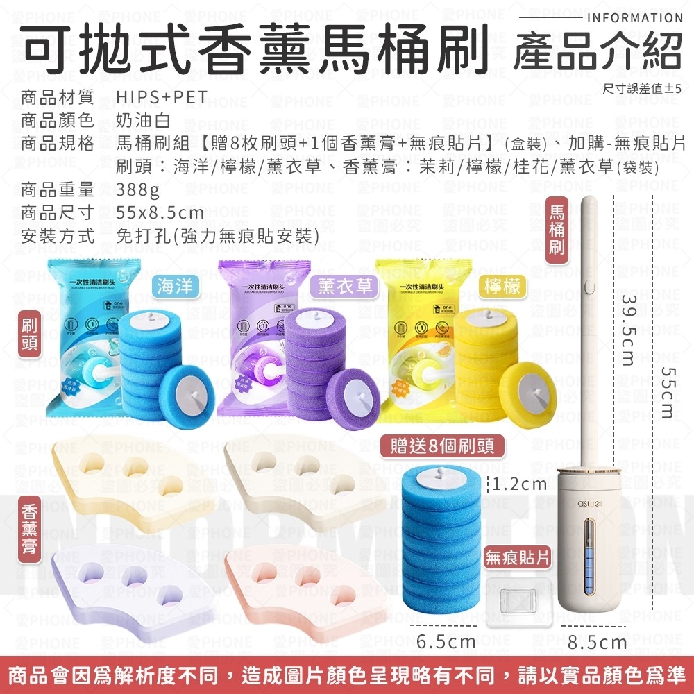 【現貨 贈清潔刷頭x8】馬桶刷 可拋式香薰馬桶刷 拋棄式清潔馬桶刷 不沾手馬桶刷 一次性馬桶刷 壁掛式馬桶刷 清潔刷-細節圖7