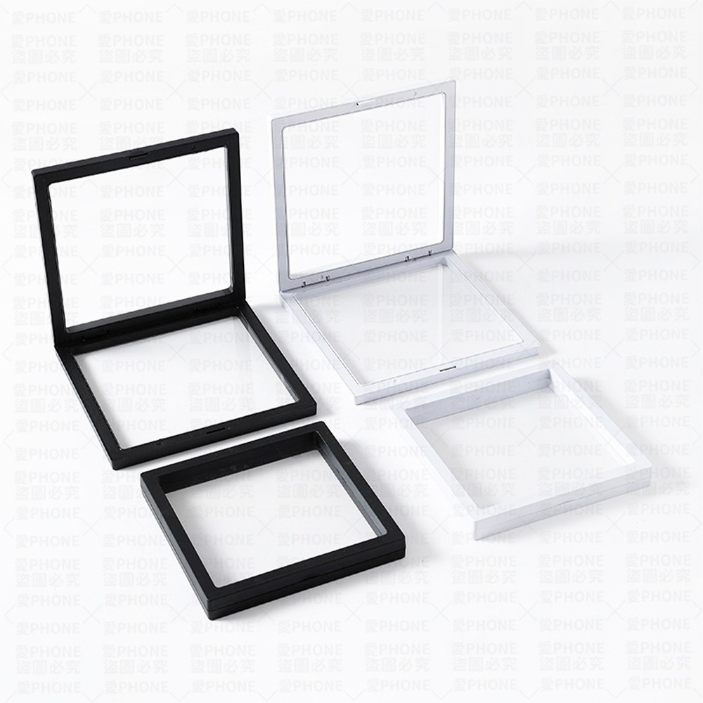 飾品盒 首飾收納盒 薄膜飾品盒 透明飾品盒 PE膜懸浮盒 展示盒 項鍊盒 耳環展示盒 飾品收納 收納盒 收納-細節圖2