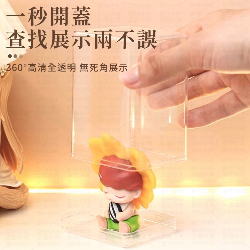 公仔展示盒 展示盒 公仔盒 壓克力公仔展示盒 公仔收納盒 壓克力收納盒 盲盒收納 透明收納盒 防塵展示盒 公仔收納-細節圖6