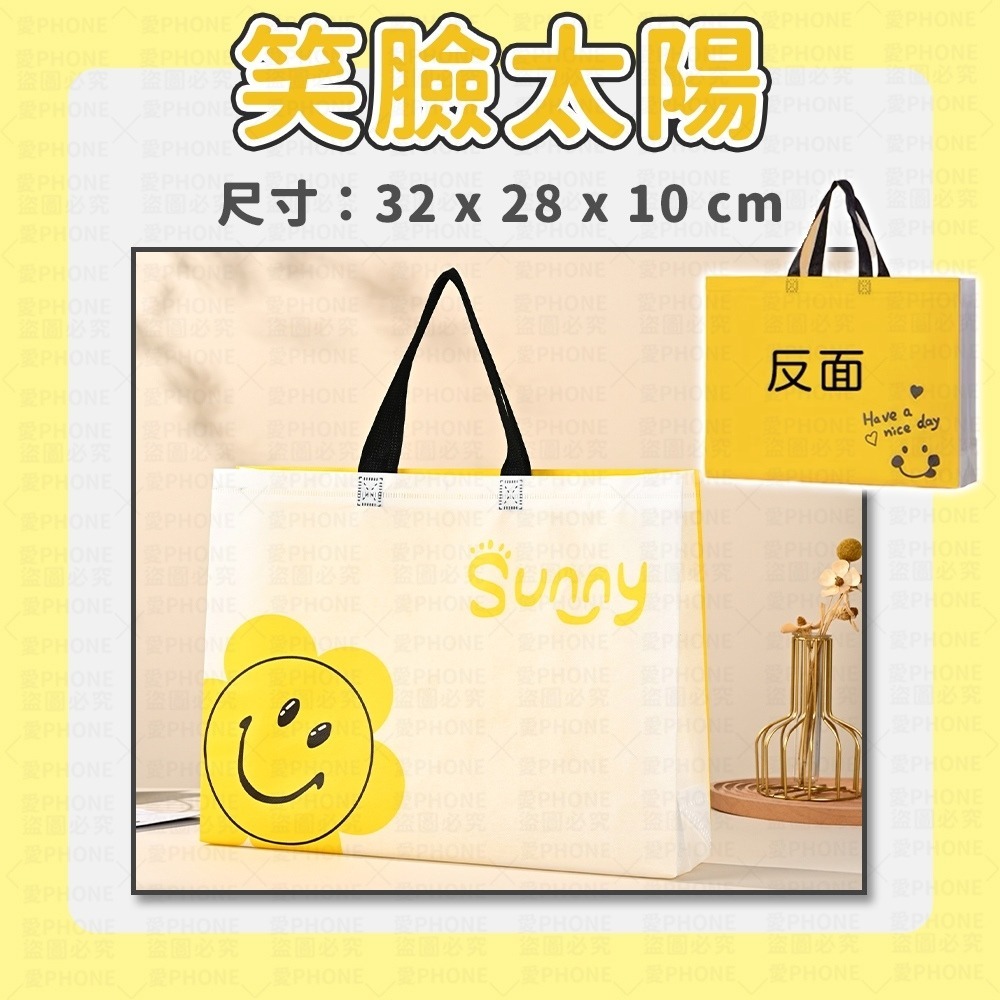 手提環保袋 手提袋 環保袋 提袋 購物袋 素色提袋 環保手提袋 禮物袋 收納袋 便當袋 帆布袋 不織布袋 袋子 帆布包-規格圖6