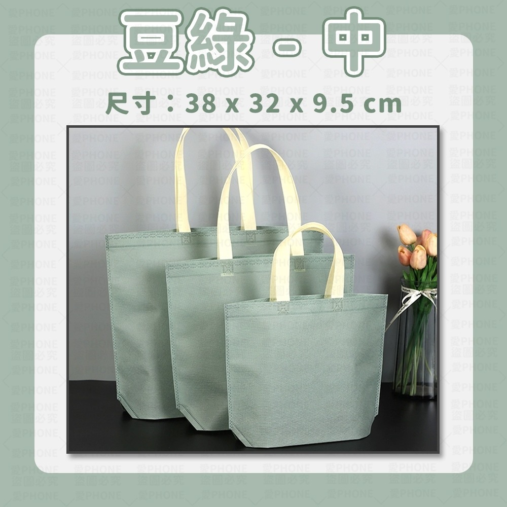 手提環保袋 手提袋 環保袋 提袋 購物袋 素色提袋 環保手提袋 禮物袋 收納袋 便當袋 帆布袋 不織布袋 袋子 帆布包-規格圖6