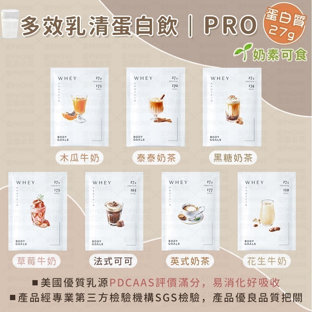 BODY GOALS 高蛋白 多效乳清蛋白飲 豌豆蛋白飲 蛋白飲 乳清蛋白 能量蛋白棒 白奶昔 蛋白粉 代餐-細節圖6