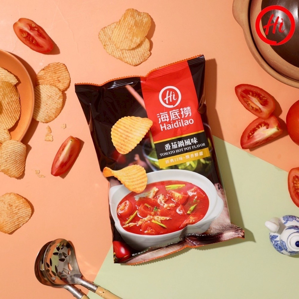 海底撈 川香麻辣鍋洋芋片 番茄鍋風味洋芋片 洋芋片 麻辣洋芋片 番茄洋芋片 香辣洋芋片 休閒零食 零食 麻辣 餅乾-規格圖6