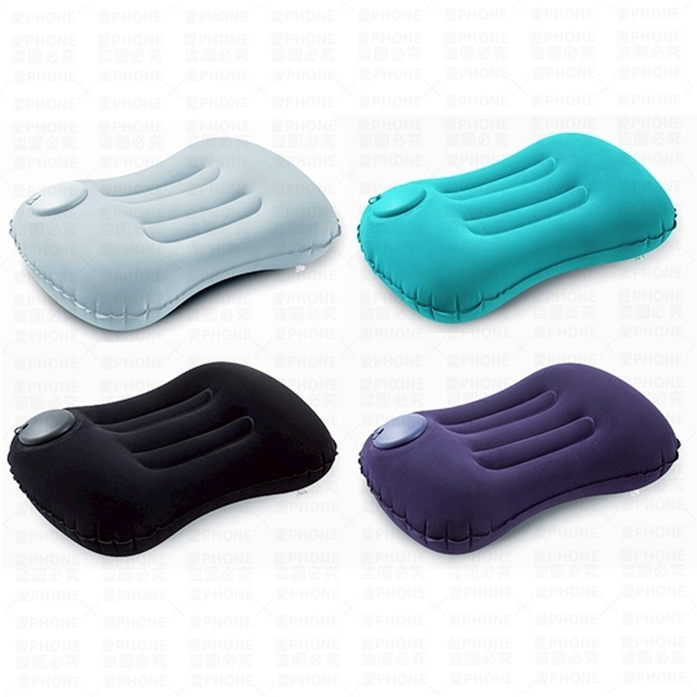 按壓充氣枕 充氣頸枕 頭枕 腰靠 頸枕 充氣枕頭 充氣枕 飛機枕 旅行頸枕 旅行枕 午睡枕 趴睡枕 護腰枕 腰枕-細節圖2