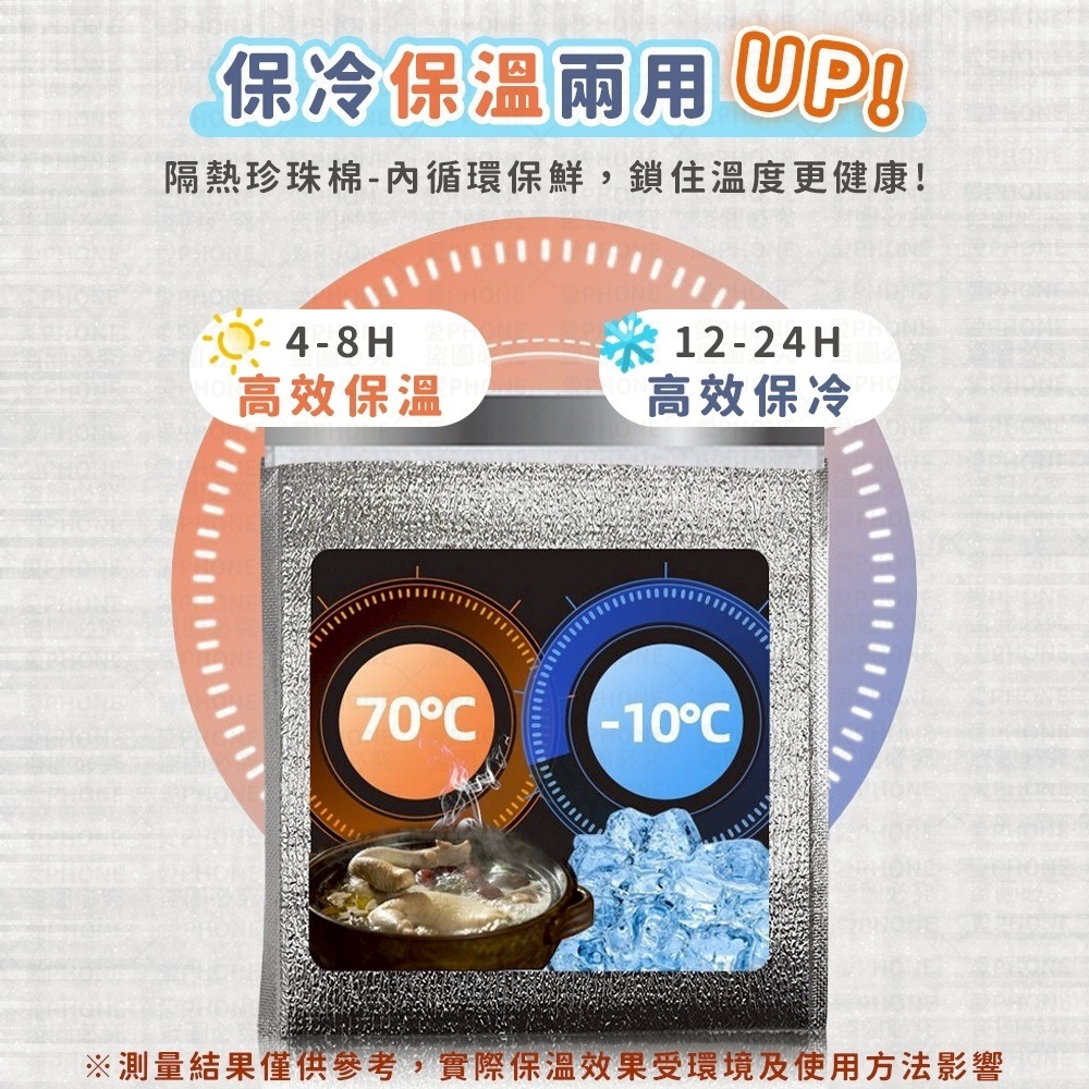 保溫袋 保冷袋 鋁箔保溫袋 一次性保溫袋 加厚款保溫袋 鋁箔自黏袋 大容量保冷袋 保鮮袋 外送袋 冷藏袋 包裝袋 鋁箔袋-細節圖2