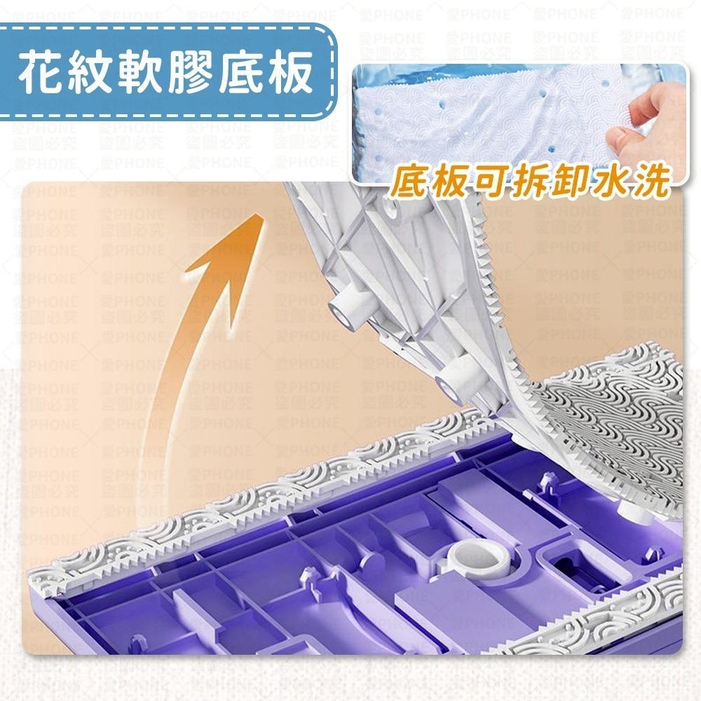 拖把 洗臉巾拖把 夾布拖把 除塵拖把 不髒手拖把 免手洗拖把 平板拖把 免洗拖把 懶人拖把 一次性拖把 除塵拖 乾溼拖把-細節圖5