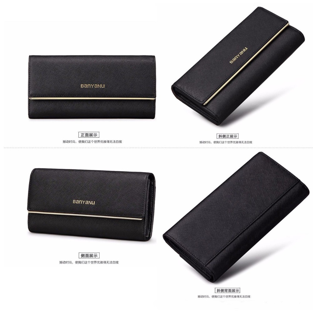 【禎一】真皮長夾 防盜刷 女生長夾 皮夾 錢包 長夾女生 BYN001-細節圖4