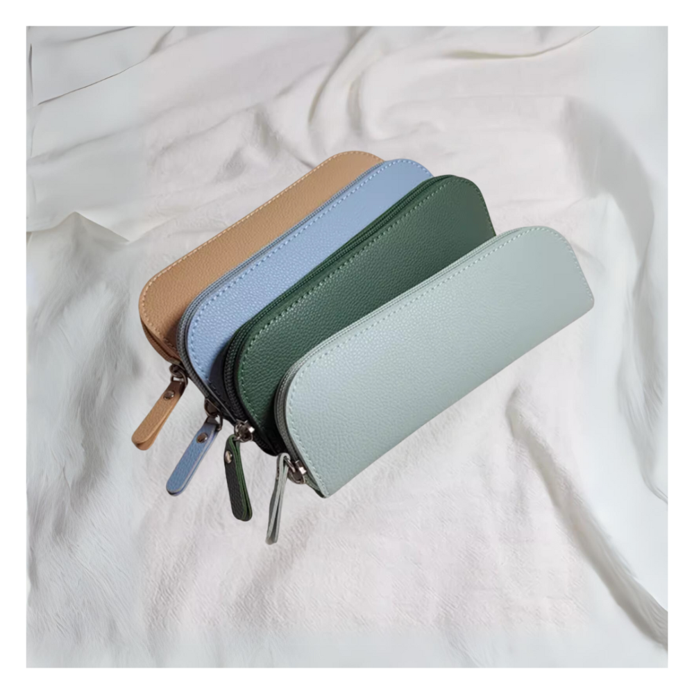 【禎一】筆袋 無印簡約風 鉛筆盒 鉛筆袋 文具收納 S#JY001-細節圖4