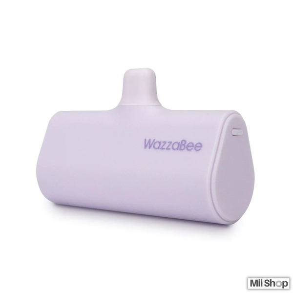 原廠保固｜免運｜現貨｜WazzaBee 掌心行動電源 5000mAh 直插式 口袋 行動電源 蘋果 Type-c 充電寶-細節圖3