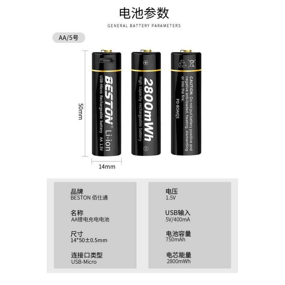 卓耐特倍量SMARTOOOLS佰仕通(舊安卓線充)恆壓1.5V_鎳氫1.2V充電池3號3500mWh_4號1000mWh-細節圖8