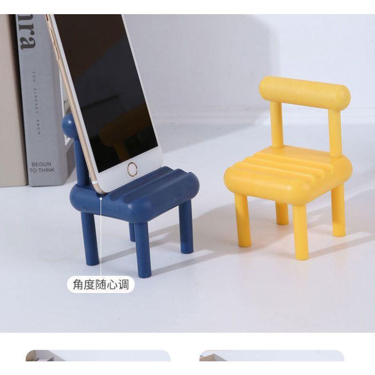 卡通椅子小凳子手機架 手機支架 懶人支架 拍攝道具 送禮 禮品 交換禮物桌面手機支架 椅子造型-細節圖5