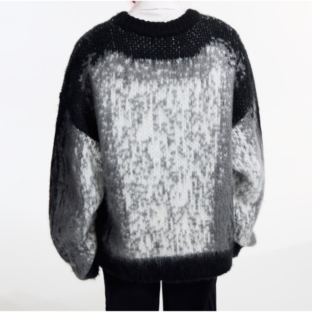 ▫ TB1201漸變設計圓領毛衣-細節圖6