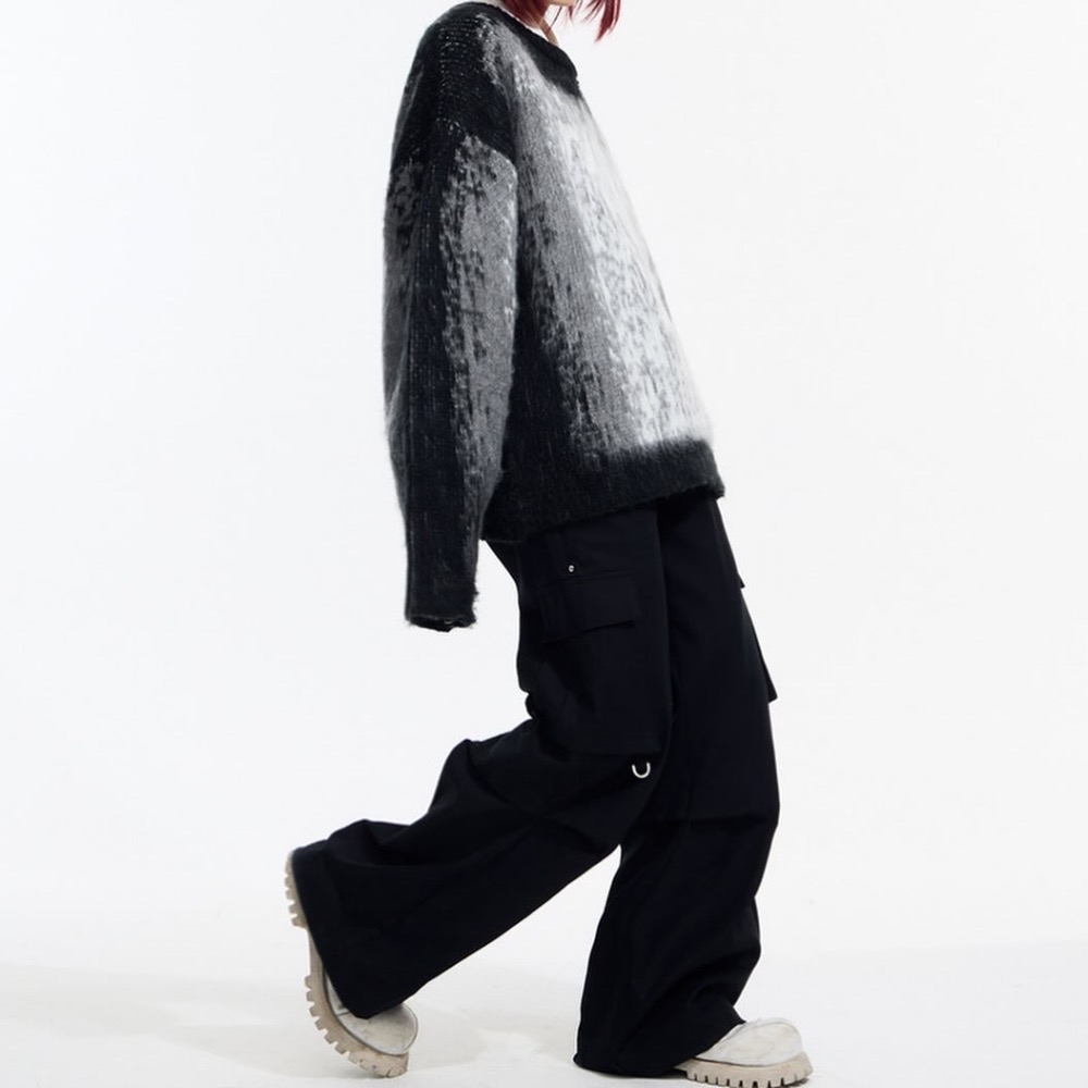 ▫ TB1201漸變設計圓領毛衣-細節圖8