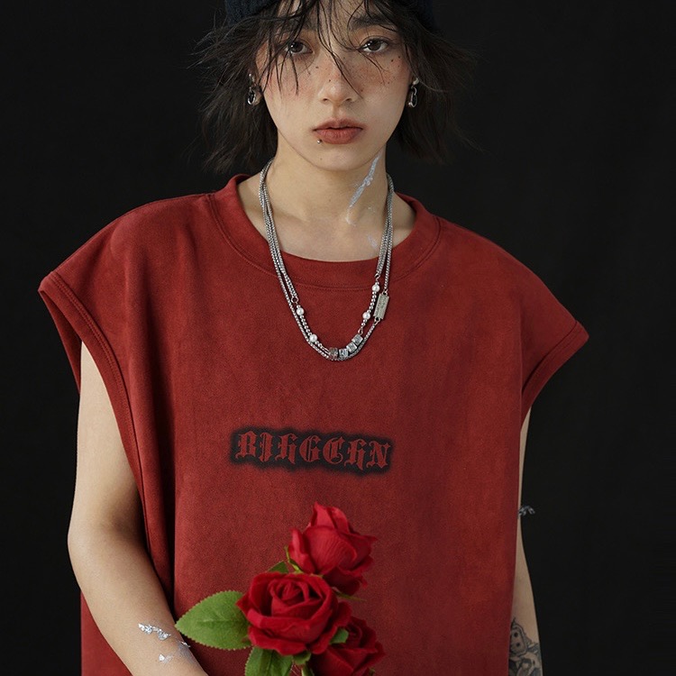 TV01（預購）ㅣ美式麂皮絨無袖背心ㅣ-細節圖3