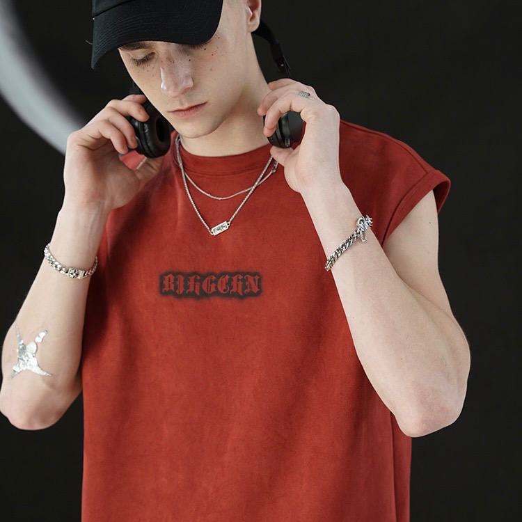 TV01（預購）ㅣ美式麂皮絨無袖背心ㅣ-細節圖6