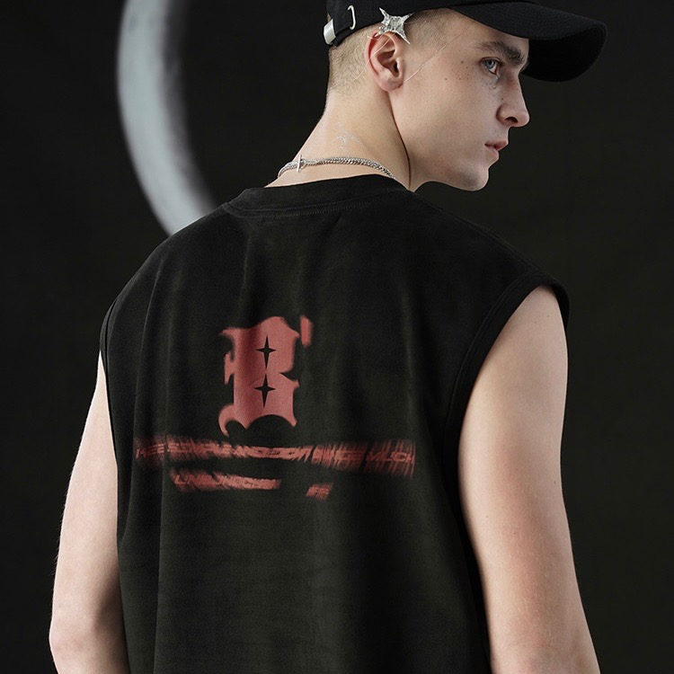 TV01（預購）ㅣ美式麂皮絨無袖背心ㅣ-細節圖7