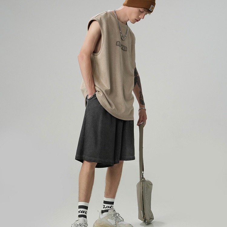 TV01（預購）ㅣ美式麂皮絨無袖背心ㅣ-細節圖9