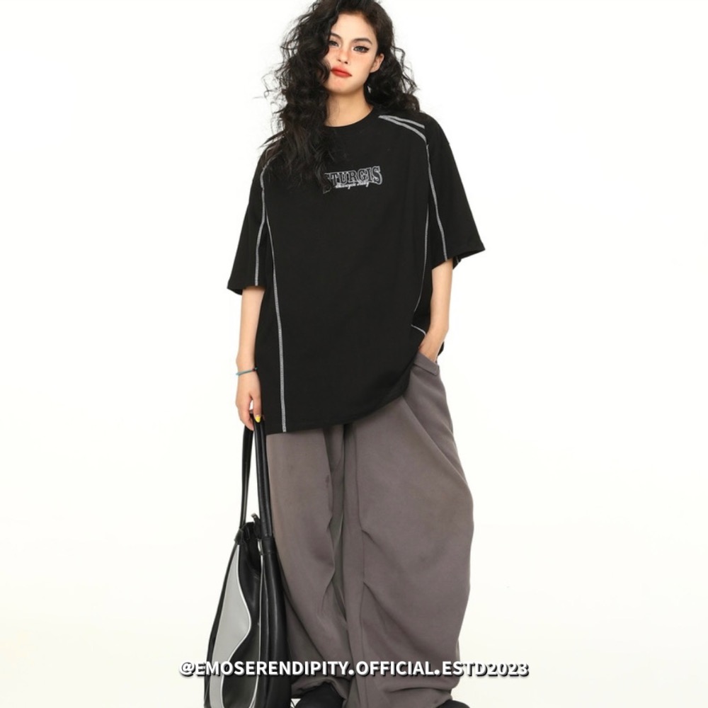 ❆ TT 0508ㅣ美式復古短袖印花Tㅣ-細節圖3