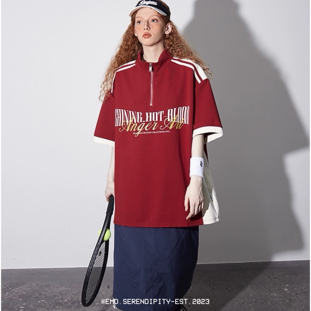 ❆ TT0606ㅣ美式POLO領短Tㅣ-細節圖2