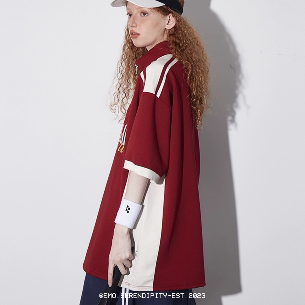 ❆ TT0606ㅣ美式POLO領短Tㅣ-細節圖3