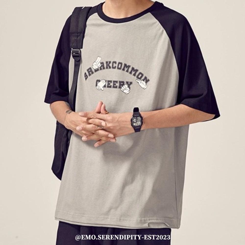 EMO4604-美式街頭休閒短T-細節圖6