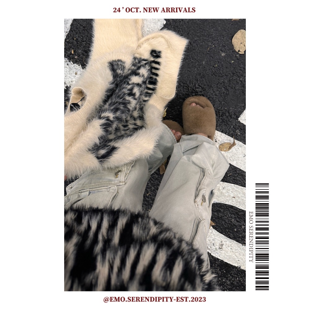 ☺︎ EMO41030ㅣ出清仿貂毛毛衣-細節圖6