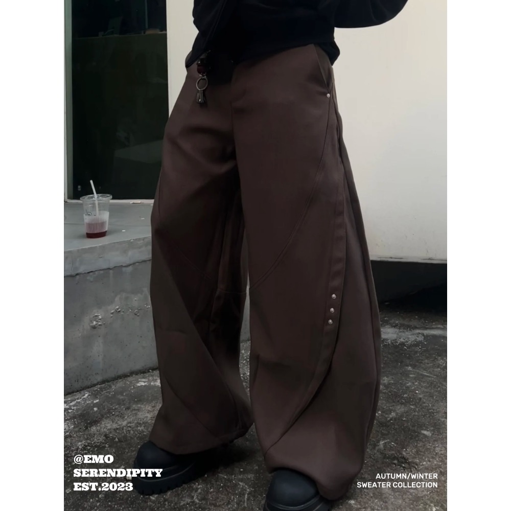 ☺︎ EMO50115ㅣ美式街頭彎刀西褲-細節圖4