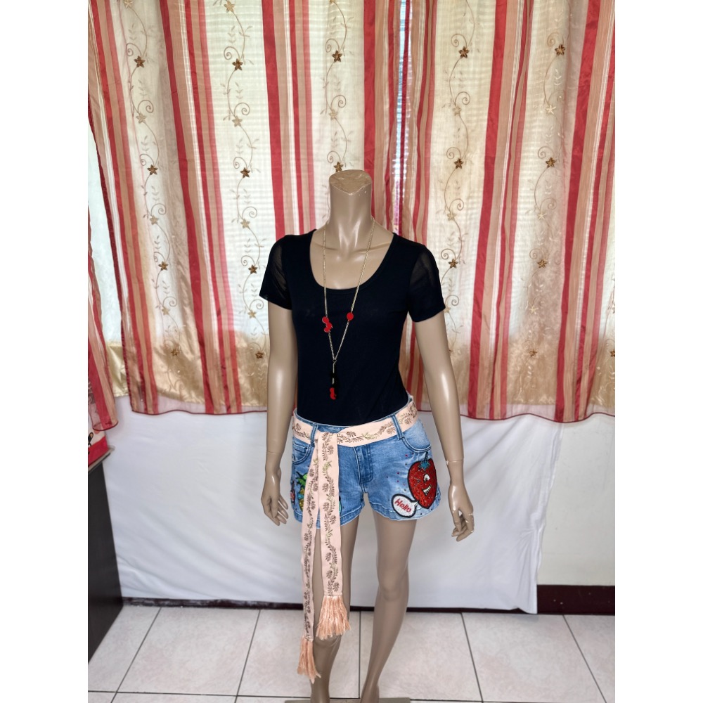 素面U領修身顯瘦絲襪上衣袖子是單層其他都是雙層透氣絲襪上衣長袖-細節圖9