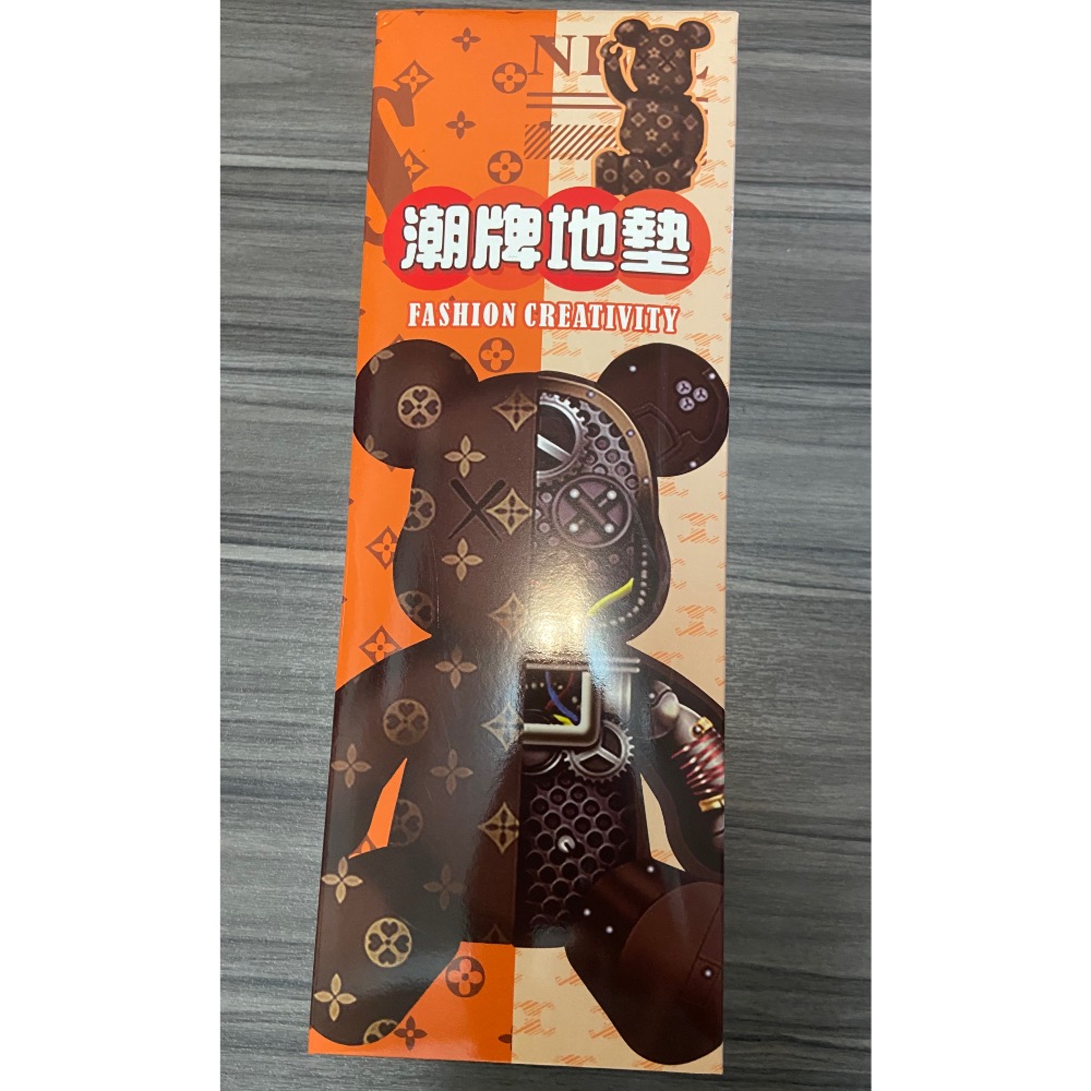 潮牌地墊 暴力熊🐻（全新）-細節圖4