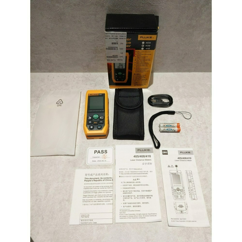 【FLUKE專賣店】FLUKE 408 測距儀 80公尺 現貨 含稅價附發票 台北有店面-細節圖3