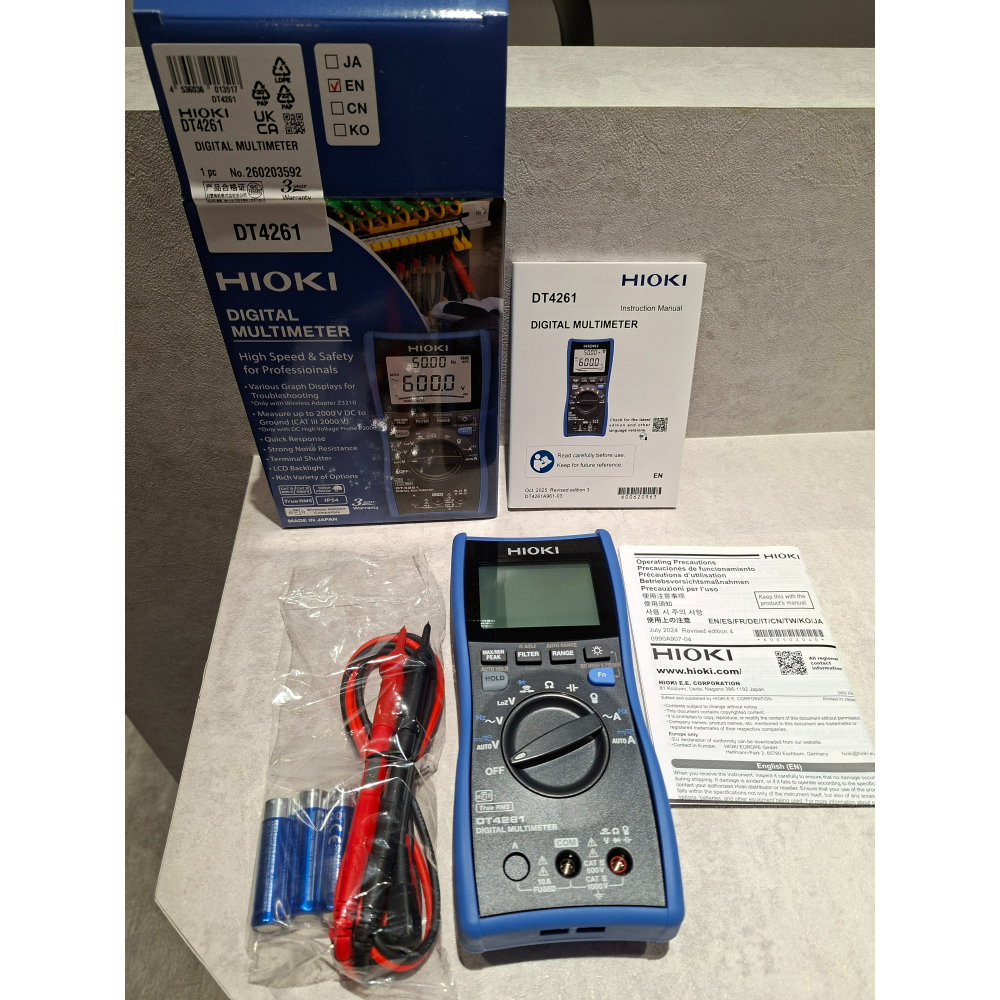 【現貨 附發票】HIOKI DT4261數字三用電表 萬用表 台北有店面-細節圖4