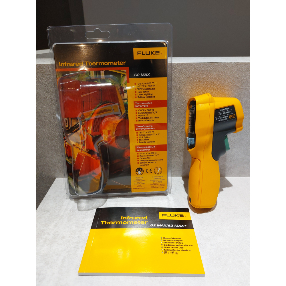 【FLUKE專賣店】FLUKE 62 MAX紅外線測溫儀 現貨 含稅價附發票 紅外線測溫槍-細節圖4