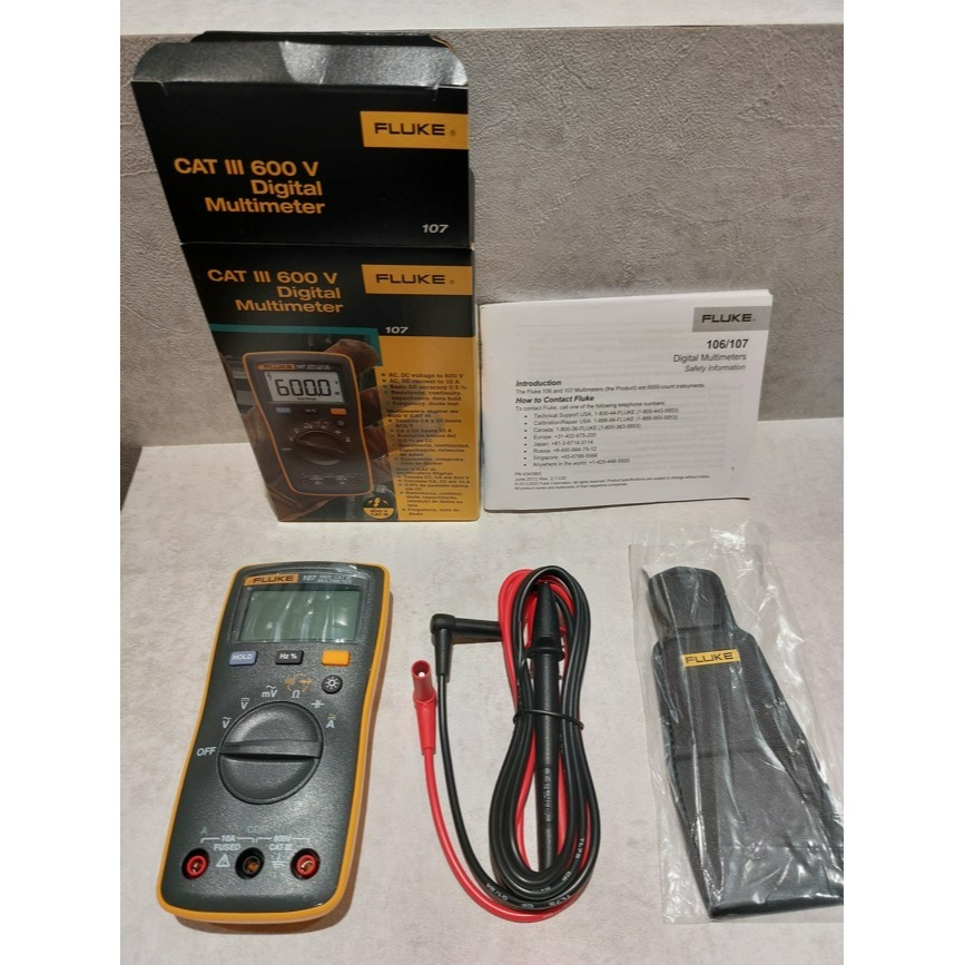 FLUKE 107 現貨 掌上型電表 萬用表 三用電表 台北有店面 含稅價附發票-細節圖4