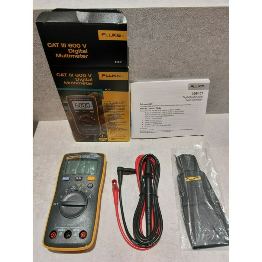 FLUKE 107 現貨 掌上型電表 萬用表 三用電表 台北有店面 含稅價附發票-細節圖4