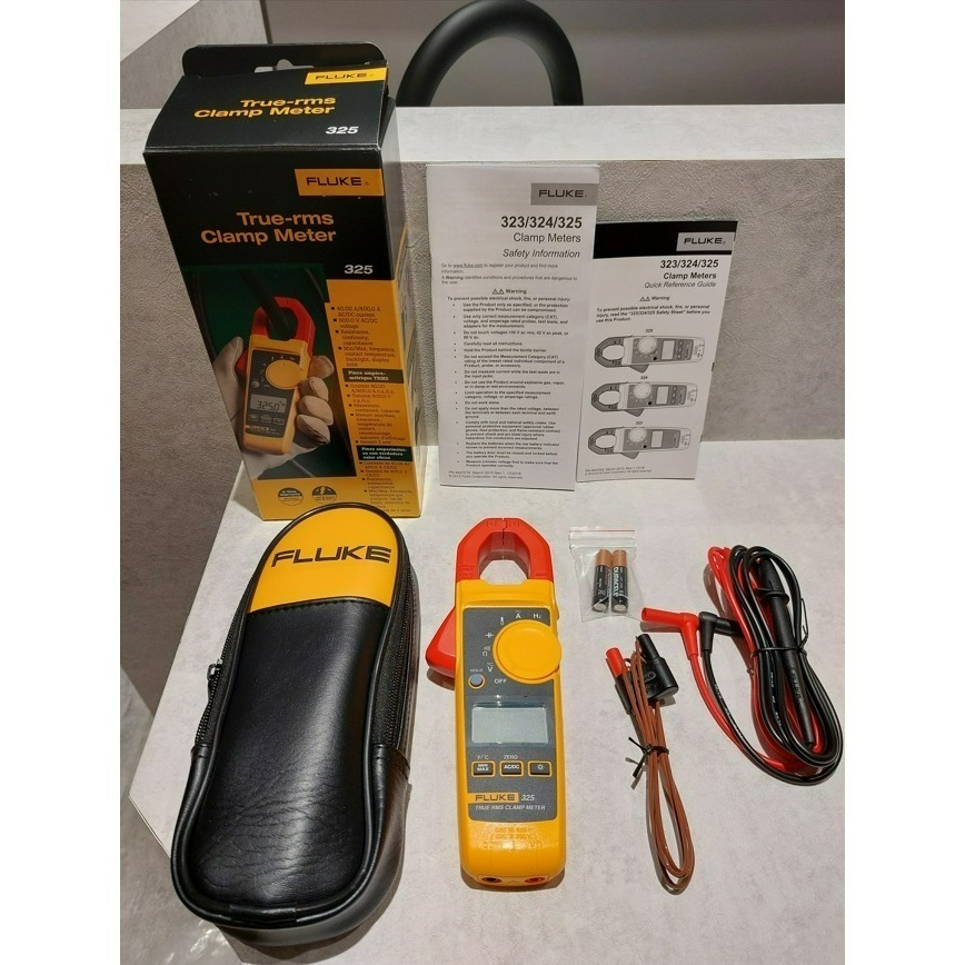 【FLUKE專賣店】FLUKE 325 真有效值 AC DC 400A交直流電流勾表 可測溫度 含稅價附發票-細節圖4