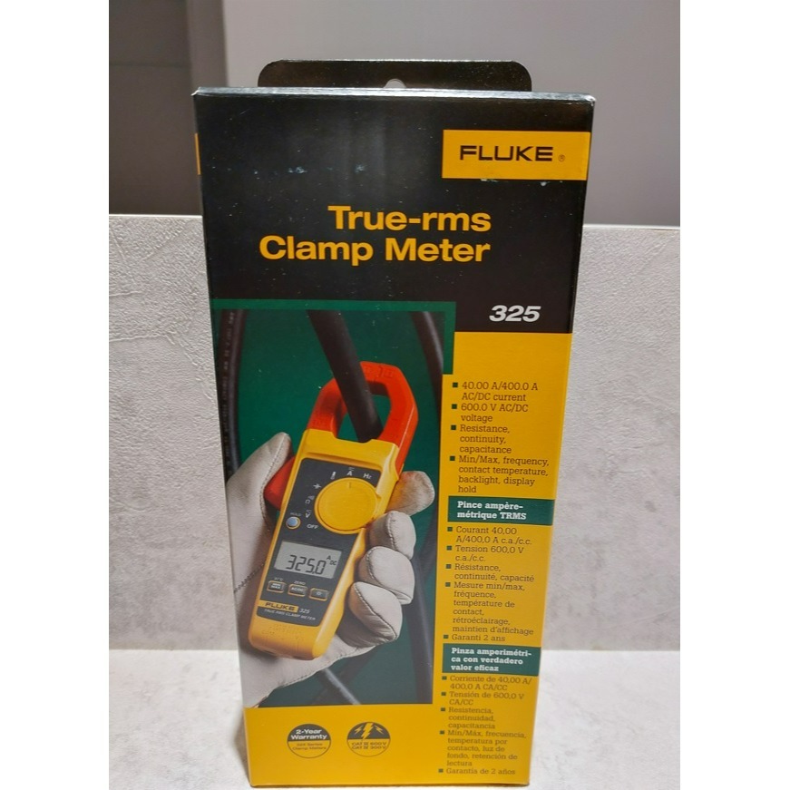 【FLUKE專賣店】FLUKE 325 真有效值 AC DC 400A交直流電流勾表 可測溫度 含稅價附發票-細節圖2