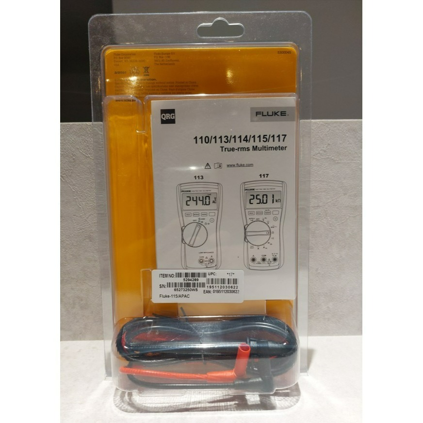 【FLUKE專賣店】FLUKE 115 現貨 真有效值電表 萬用表 含稅價附發票 台北有店面-細節圖4