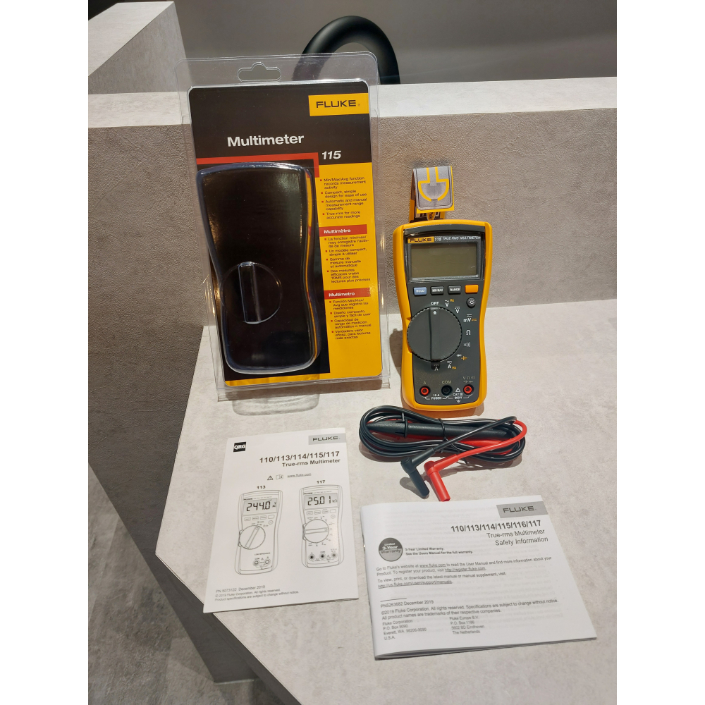 【FLUKE專賣店】FLUKE 115 現貨 真有效值電表 萬用表 含稅價附發票 台北有店面-細節圖5