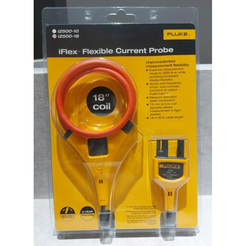 【現貨】FLUKE i2500-18 iFlex軟式電流探棒 電流線圈 軟式CT 測量達AC 2500A 含稅價附發票-細節圖2