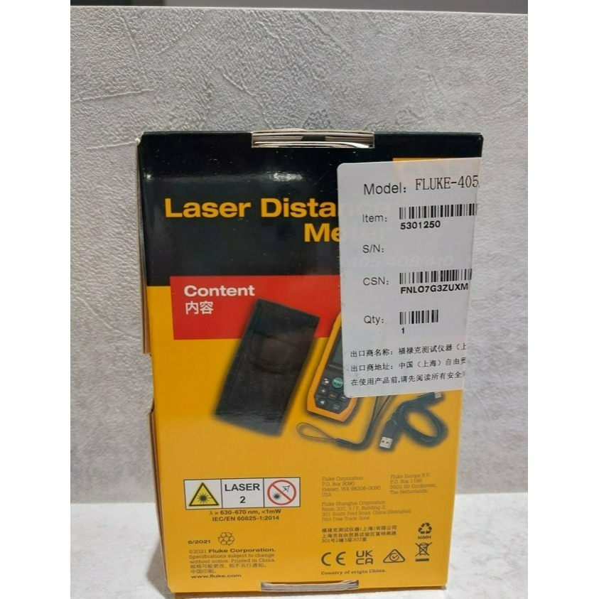 【FLUKE專賣店】FLUKE 405 測距儀 現貨 50公尺測距儀 含稅價附發票 台北有店面-細節圖4