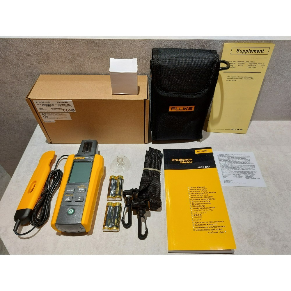 【FLUKE專賣店】FLUKE IRR1 SOL 太陽能照度計 現貨  陽光照度計 日照計 附發票-細節圖4