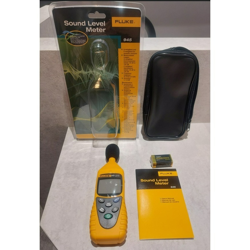 【現貨】FLUKE 945 噪音計 噪音測試 30dB到130dB 含稅價附發票 台北有店面-細節圖4