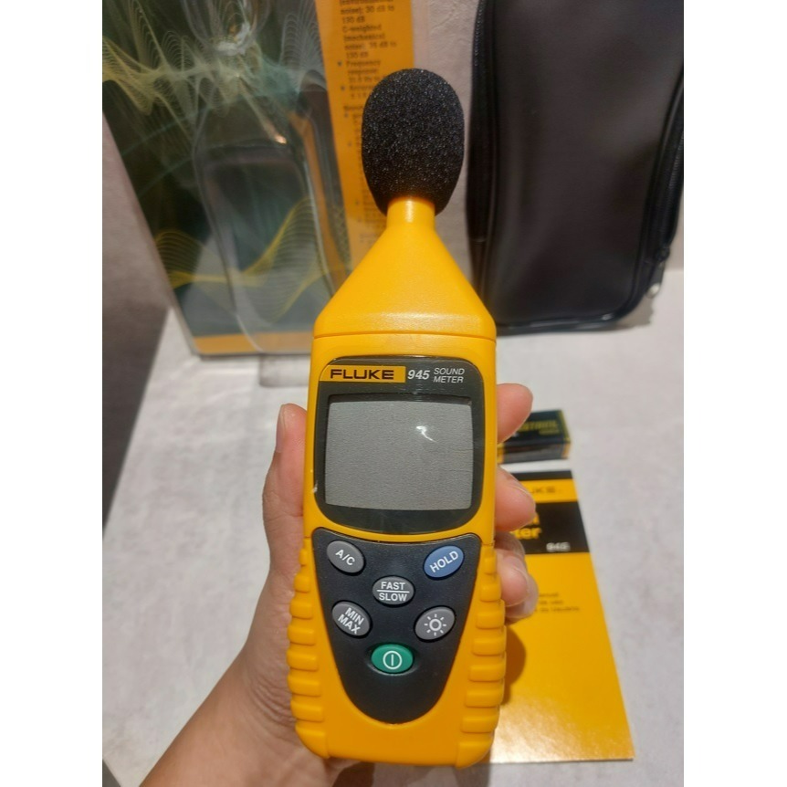 【現貨】FLUKE 945 噪音計 噪音測試 30dB到130dB 含稅價附發票 台北有店面-細節圖5